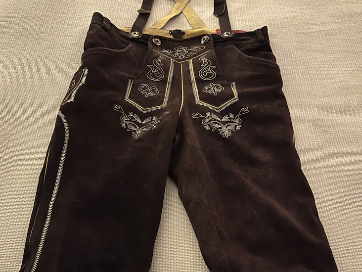 Lederhosen storlek 52 bruna