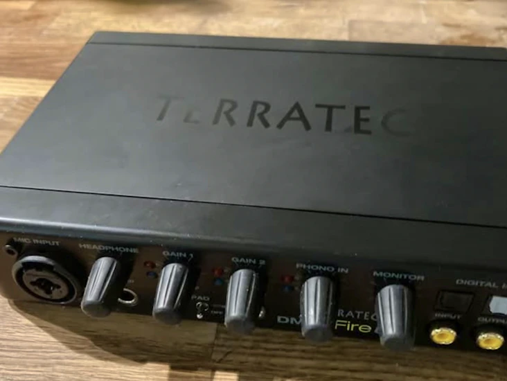 Terratec dmx 6fire usb audio system / sound card (ljudkort)