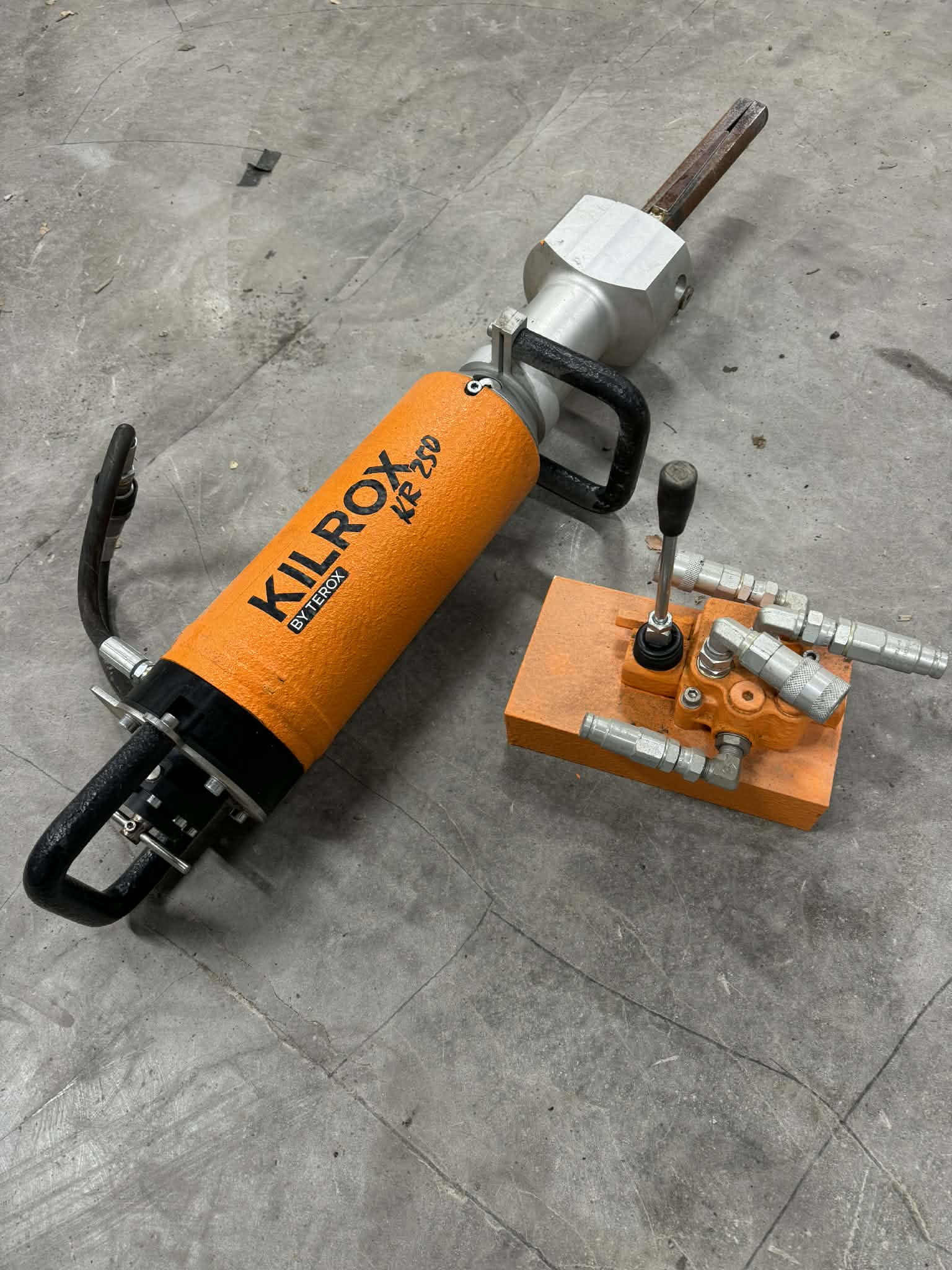 Kilrox kr250 hydraulisk fjellsplitter