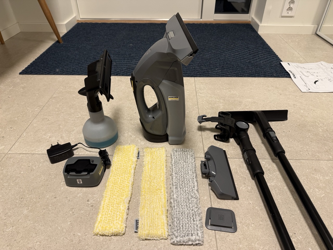 Kärcher wv10 advanced profesjonell vindusvasker med teleskopskaft