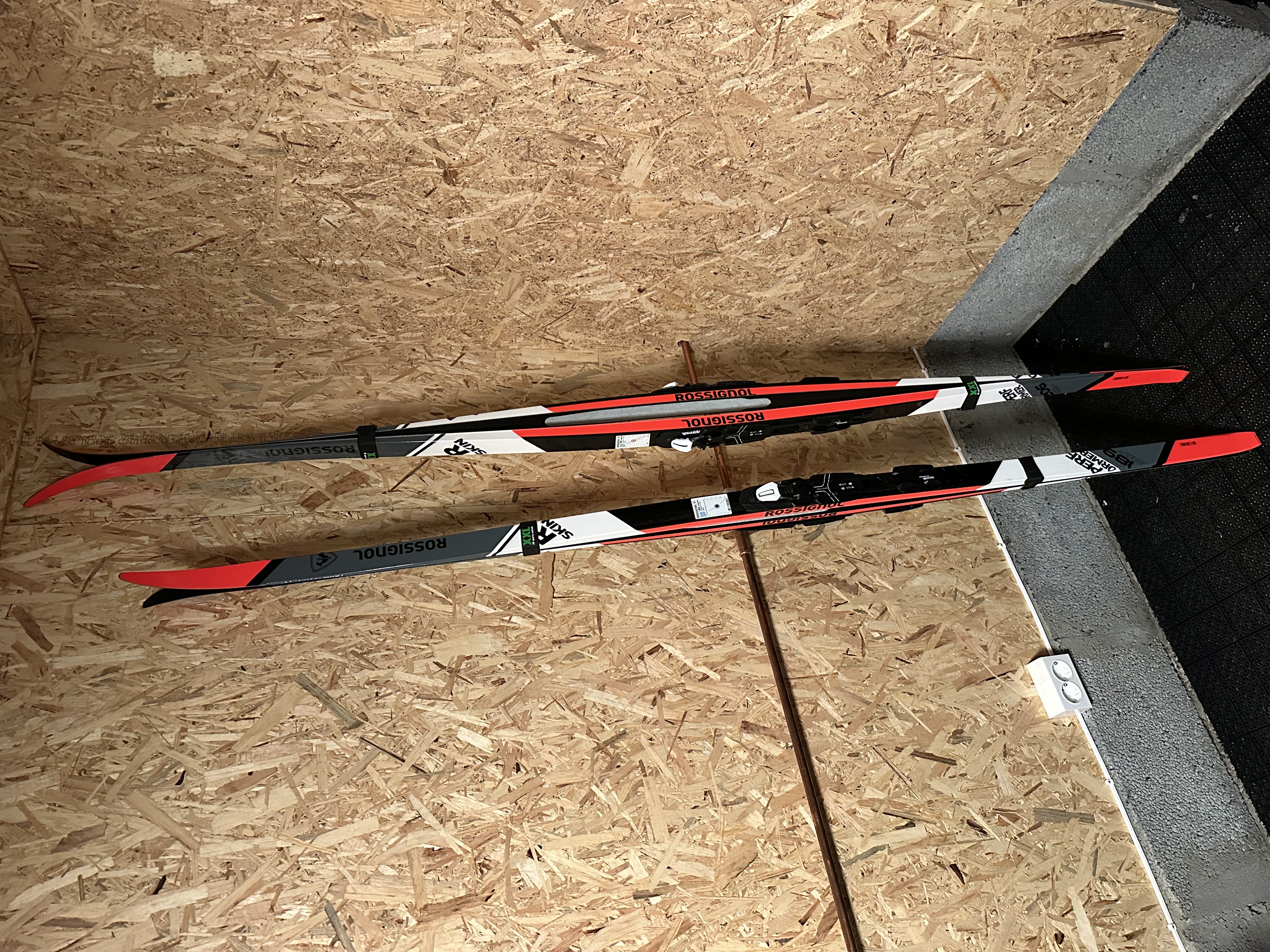 Langrenn ski 206 cm og sko eur 43