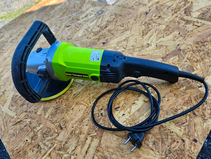 Kraftfull polermaskin