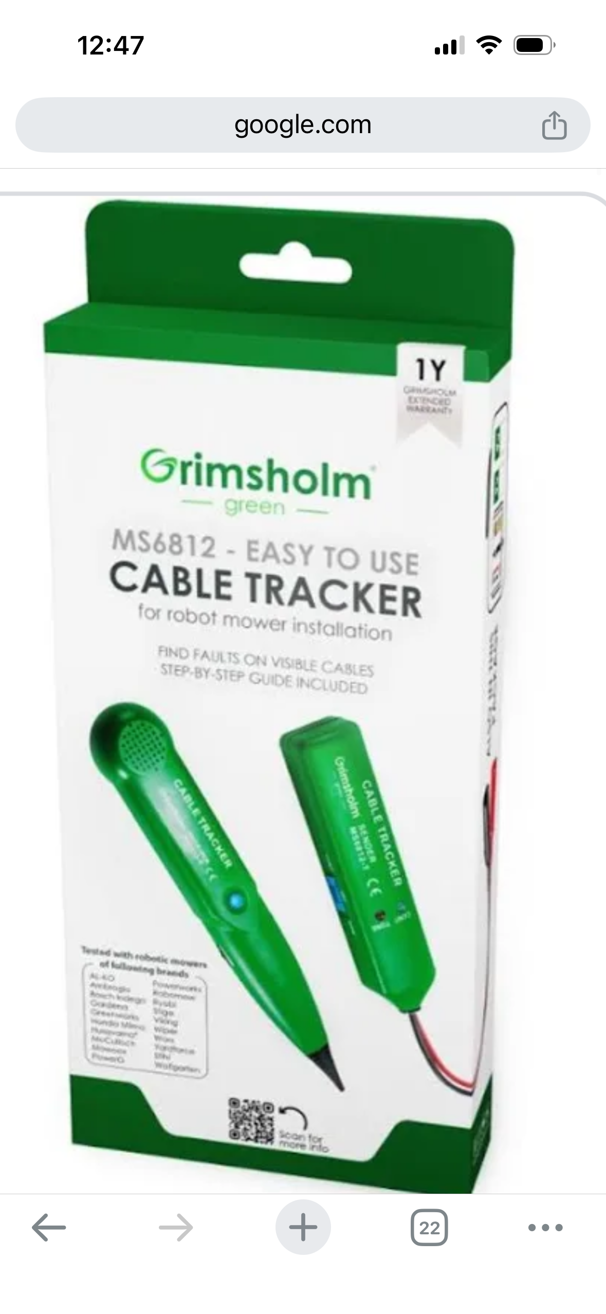 Ms6812 cable tracker