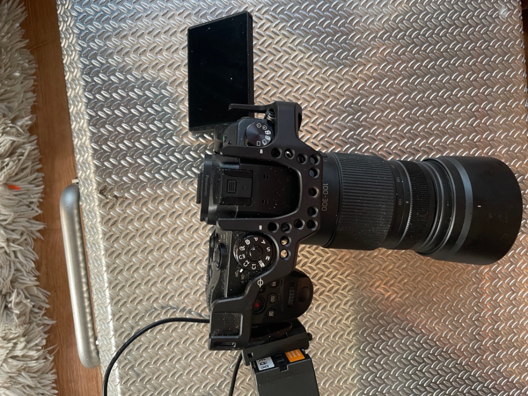 Panasonic lumix gh5 + lumix 100-300mm linse