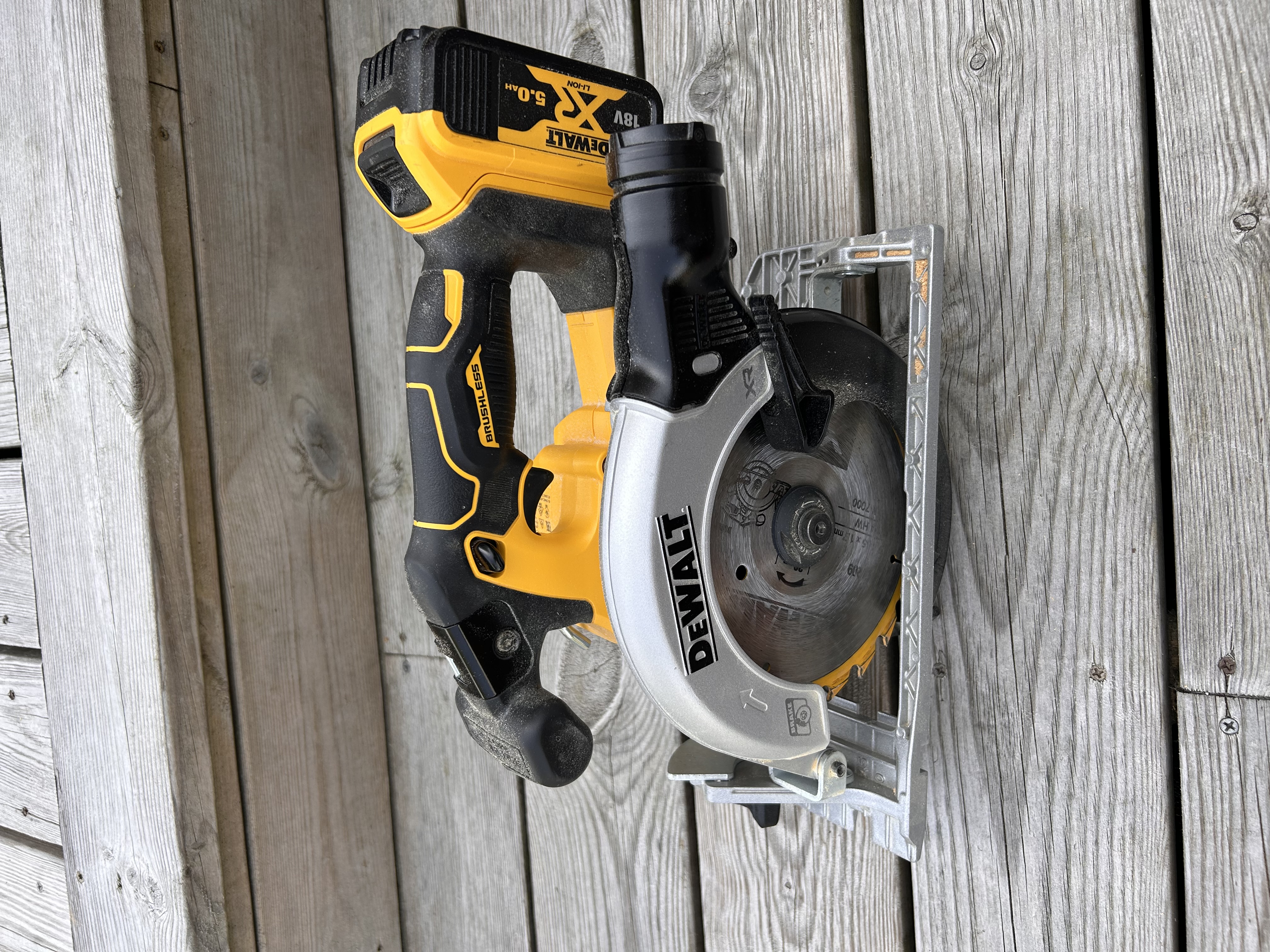 Dewalt cirkelsåg med batteri