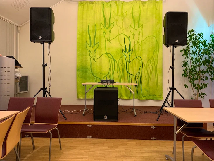 Pa anläggning till fest