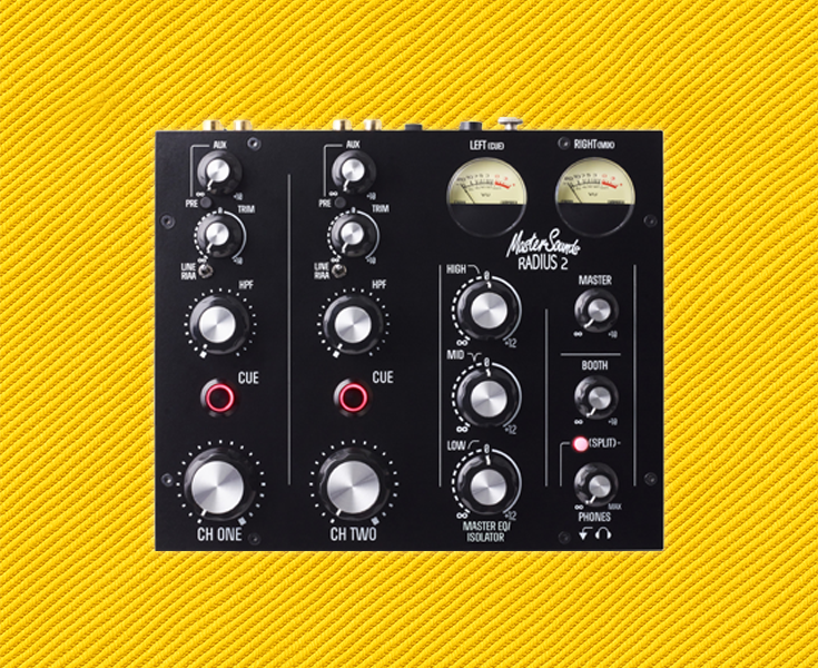 Mastersounds radius 2 rotary dj mixer