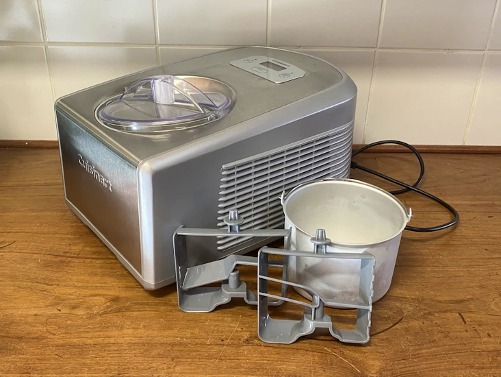 Glassmaskin med kompressor