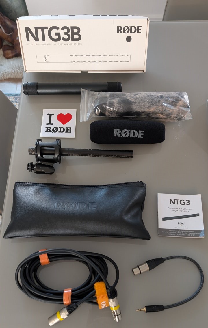 Rode ntg3 shotgun microphone