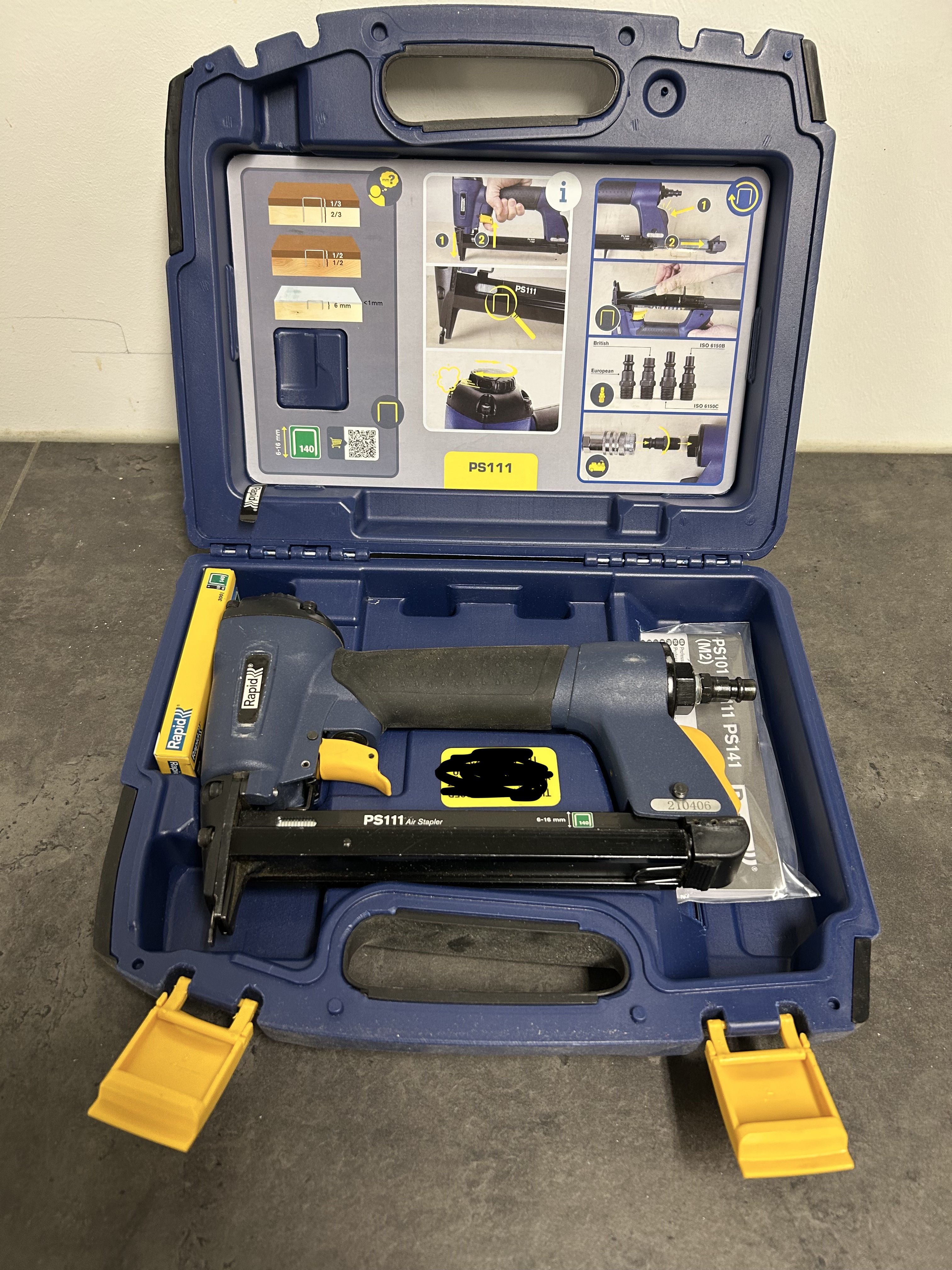 Kompressordriven häftpistol