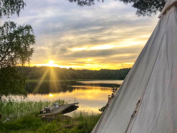 Tipi för äventyret! rymmer upp till 6 pers