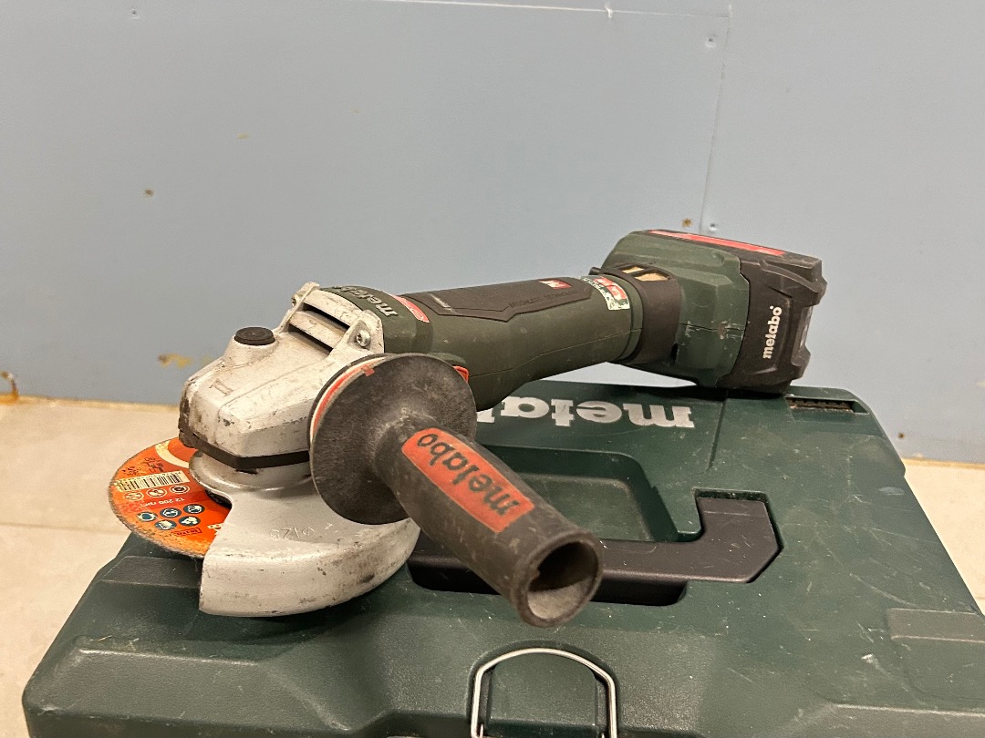 Metabo wb 18 ltx bl 125 quick vinkelsliper