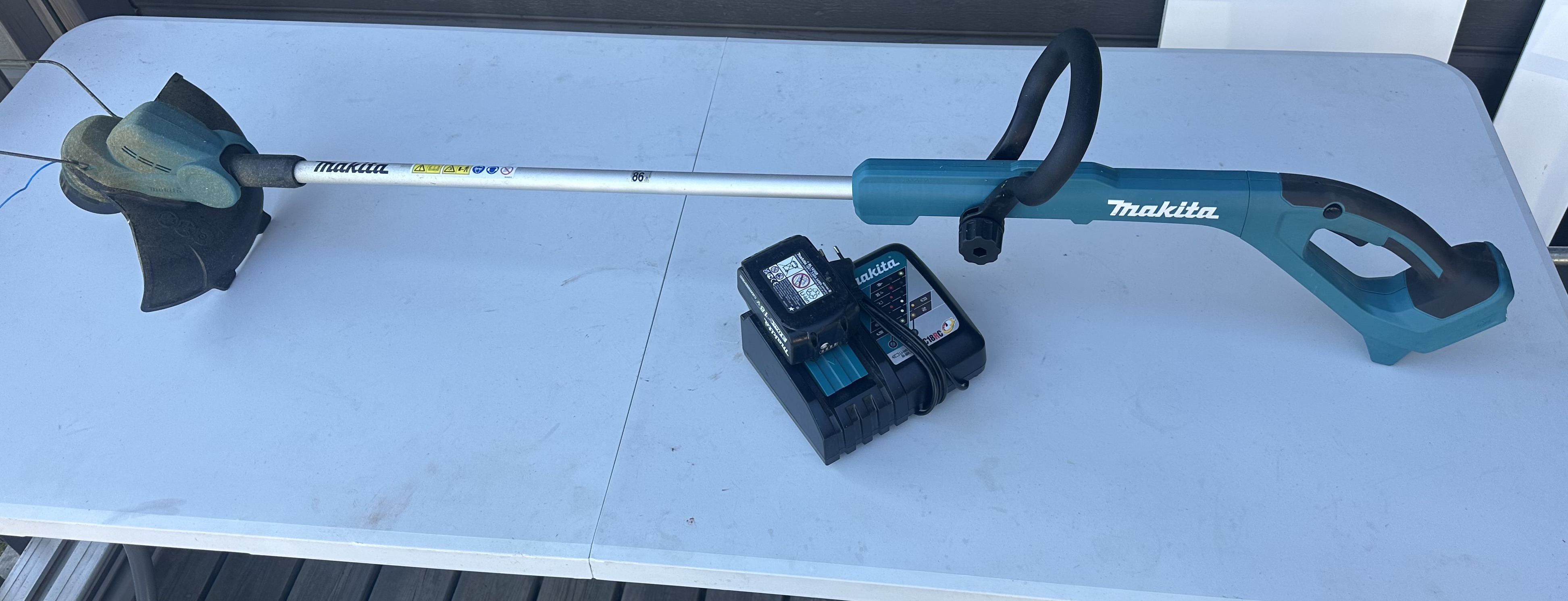 Makita kantklipper, batteri