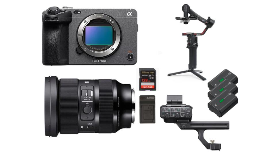 Sony fx3 + sigma 24-70mm + ronin rs3 gimbal