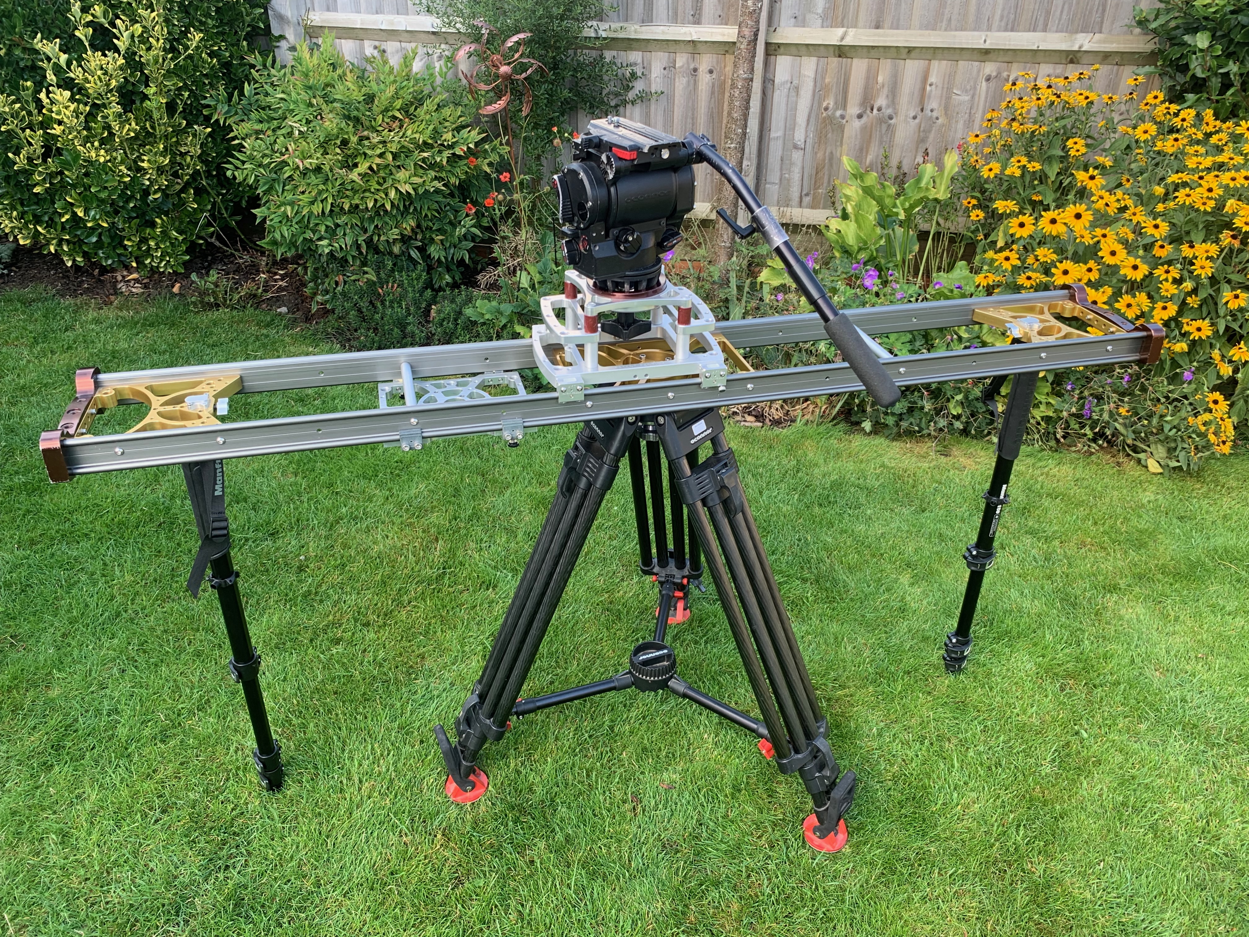Myt works 5ft camera slider + monopods (tripod not included)