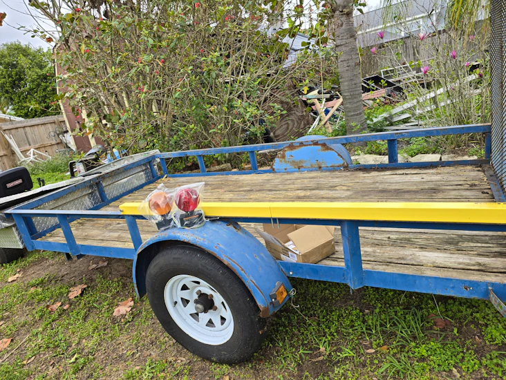 Five by ten foot trailer