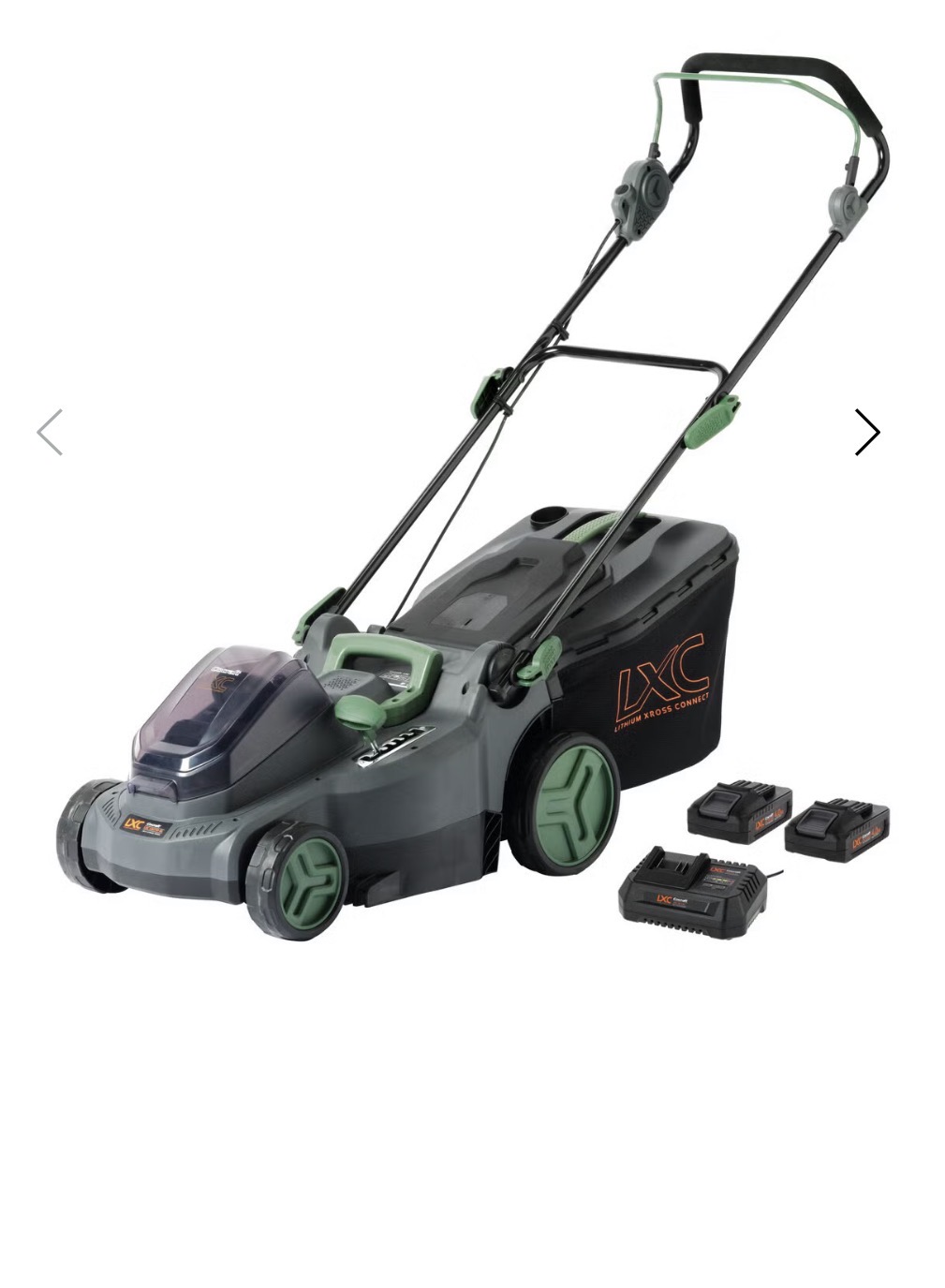Batteridriven gräsklippare cocraft lxc lm370-bl