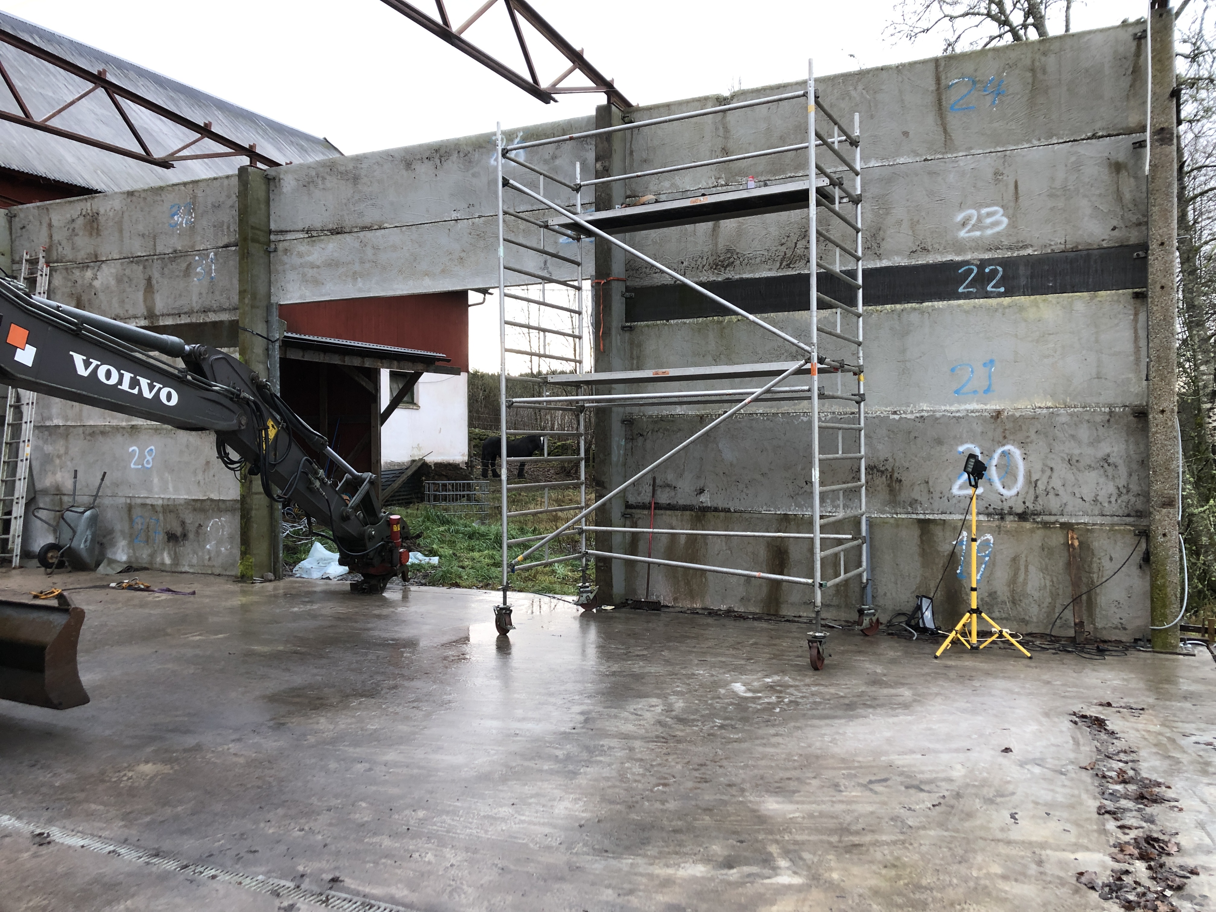 Layher rullställning/byggställning arbetsplattform