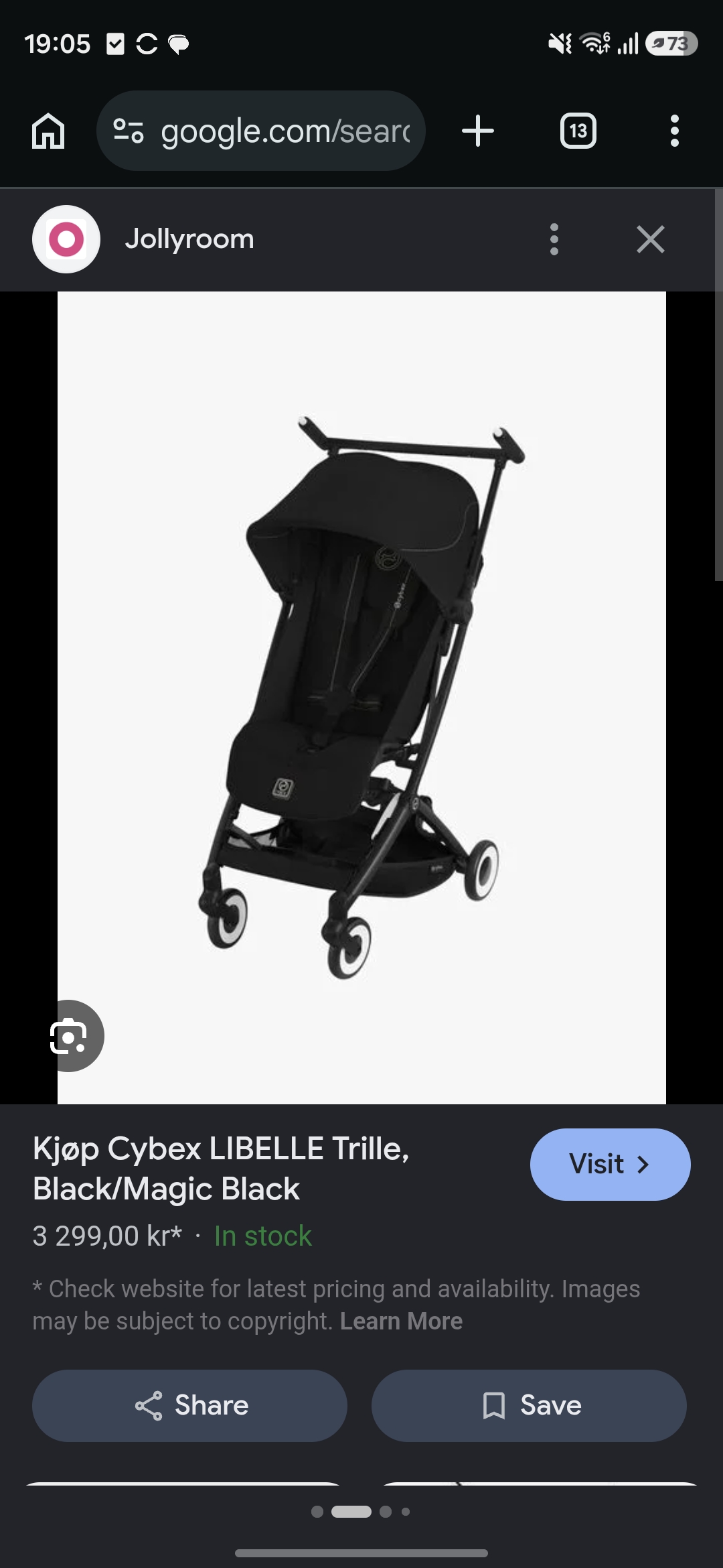 Cybex libelle reisevogn
