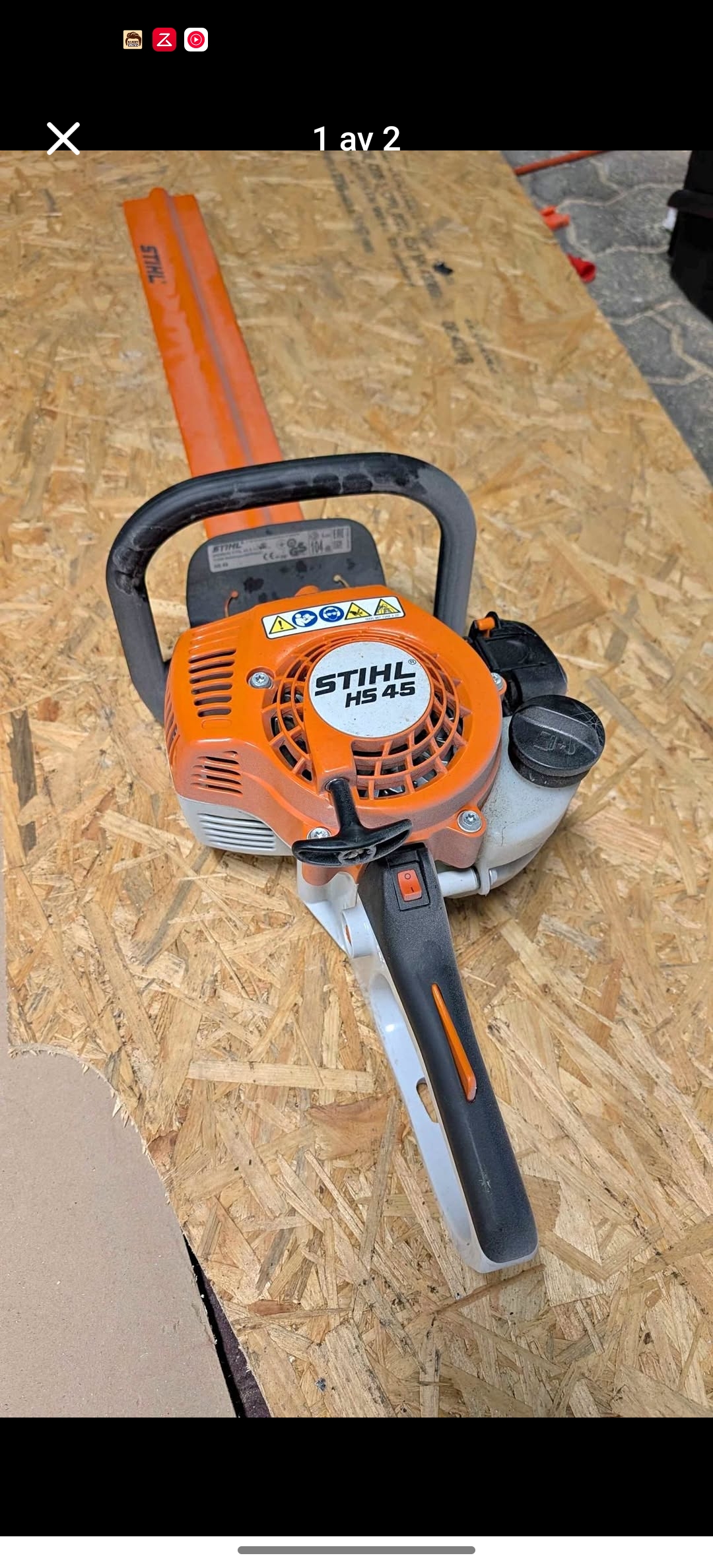 Häcksax stihl