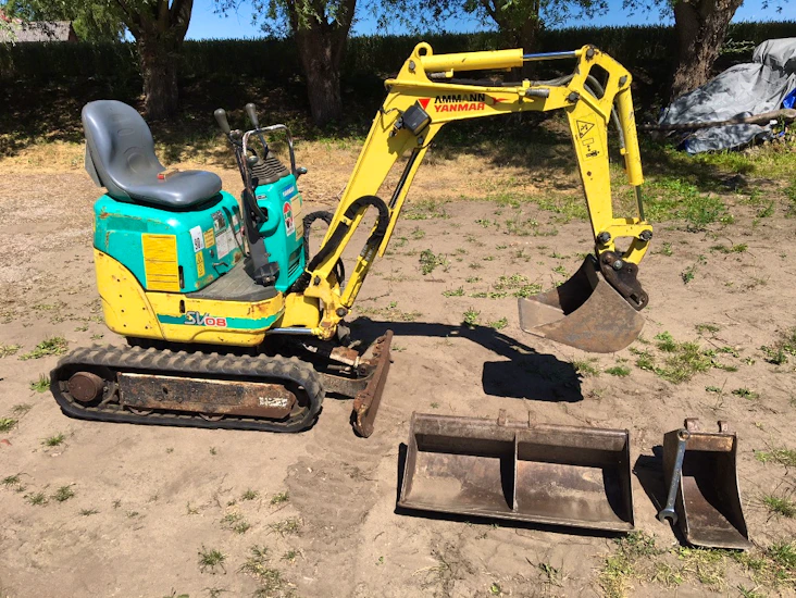 Yanmar sv08, grävmaskin på 1 ton,