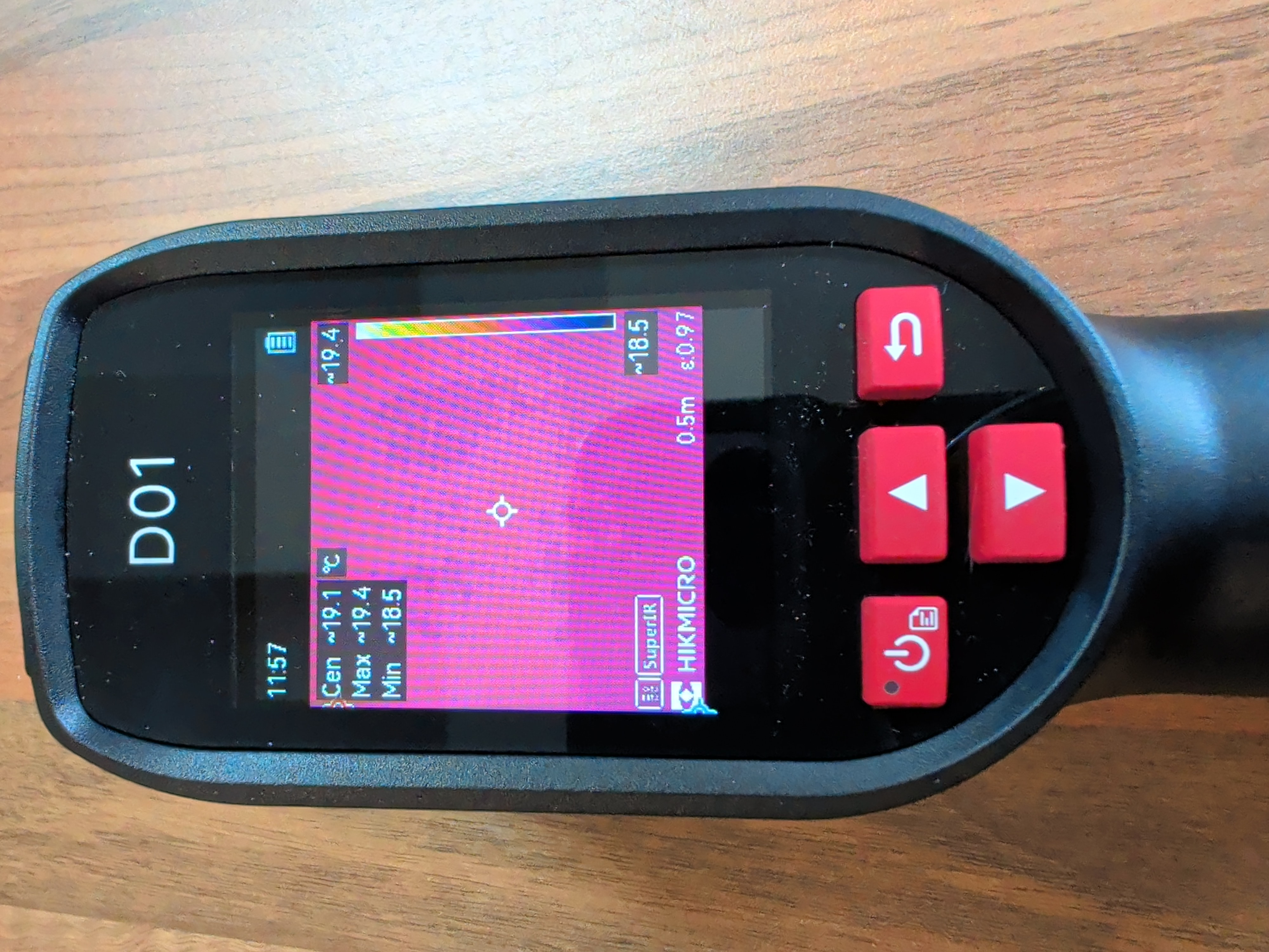 Thermal imaging camera