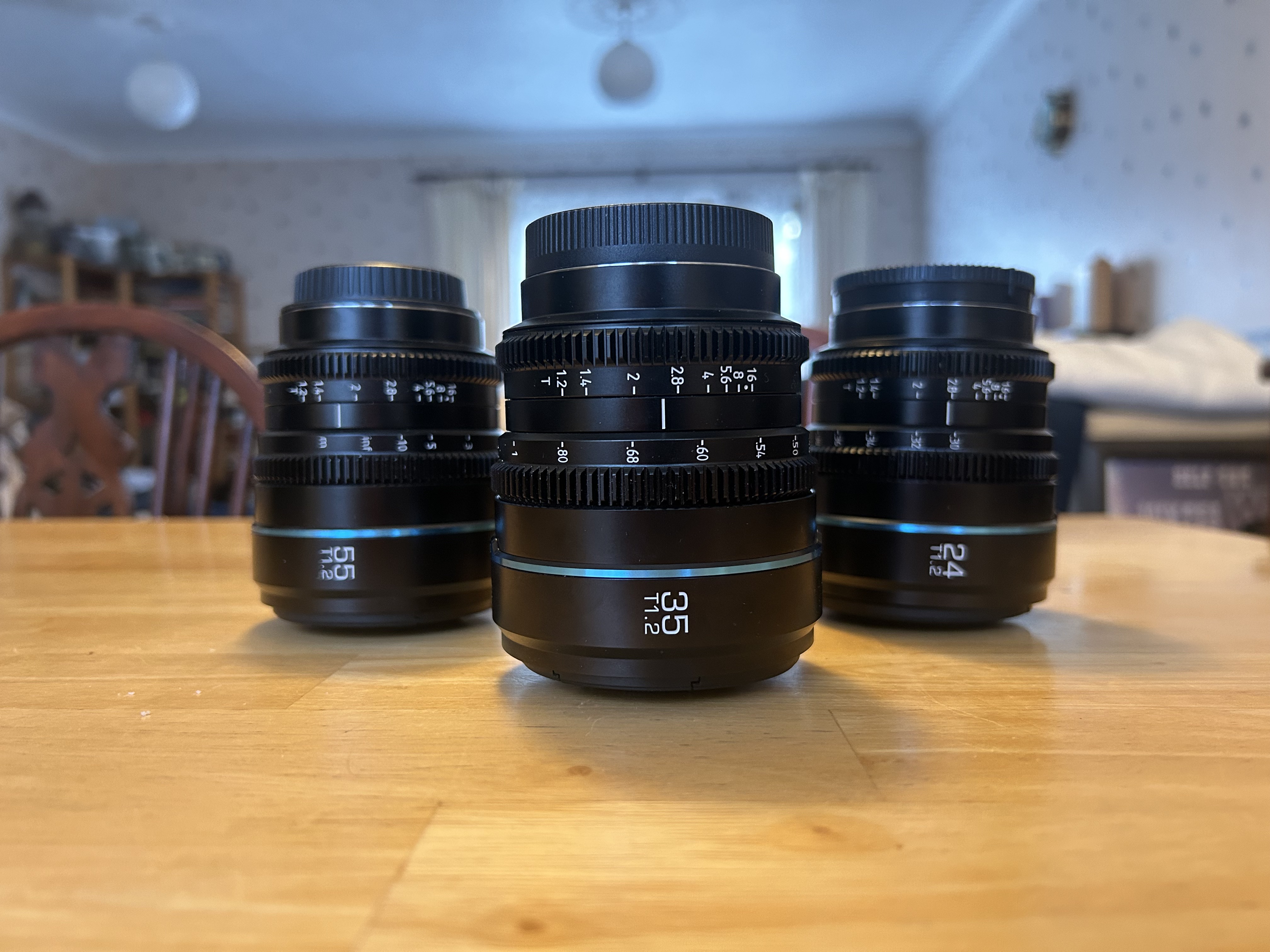 Sirui night walker cine lens set