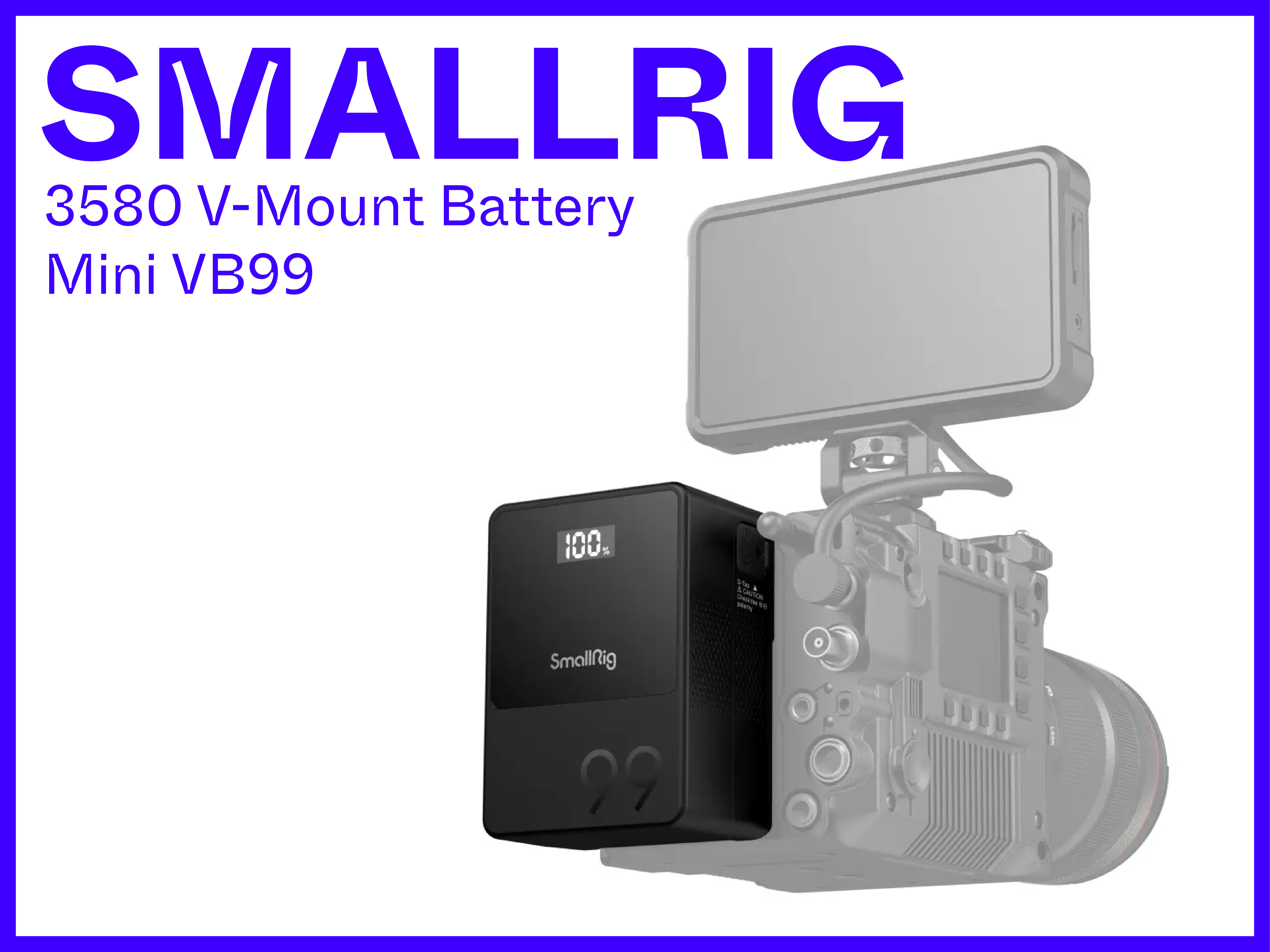 Smallrig 3580 v-mount battery mini vb99