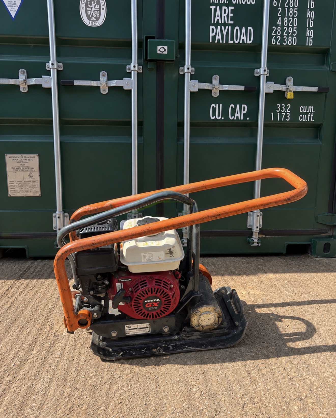 Belle pcx wacker plate