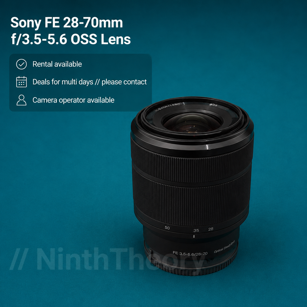 Sony fe 28–70mm f3.5–5.6 oss standard zoom lens (sel2870) 