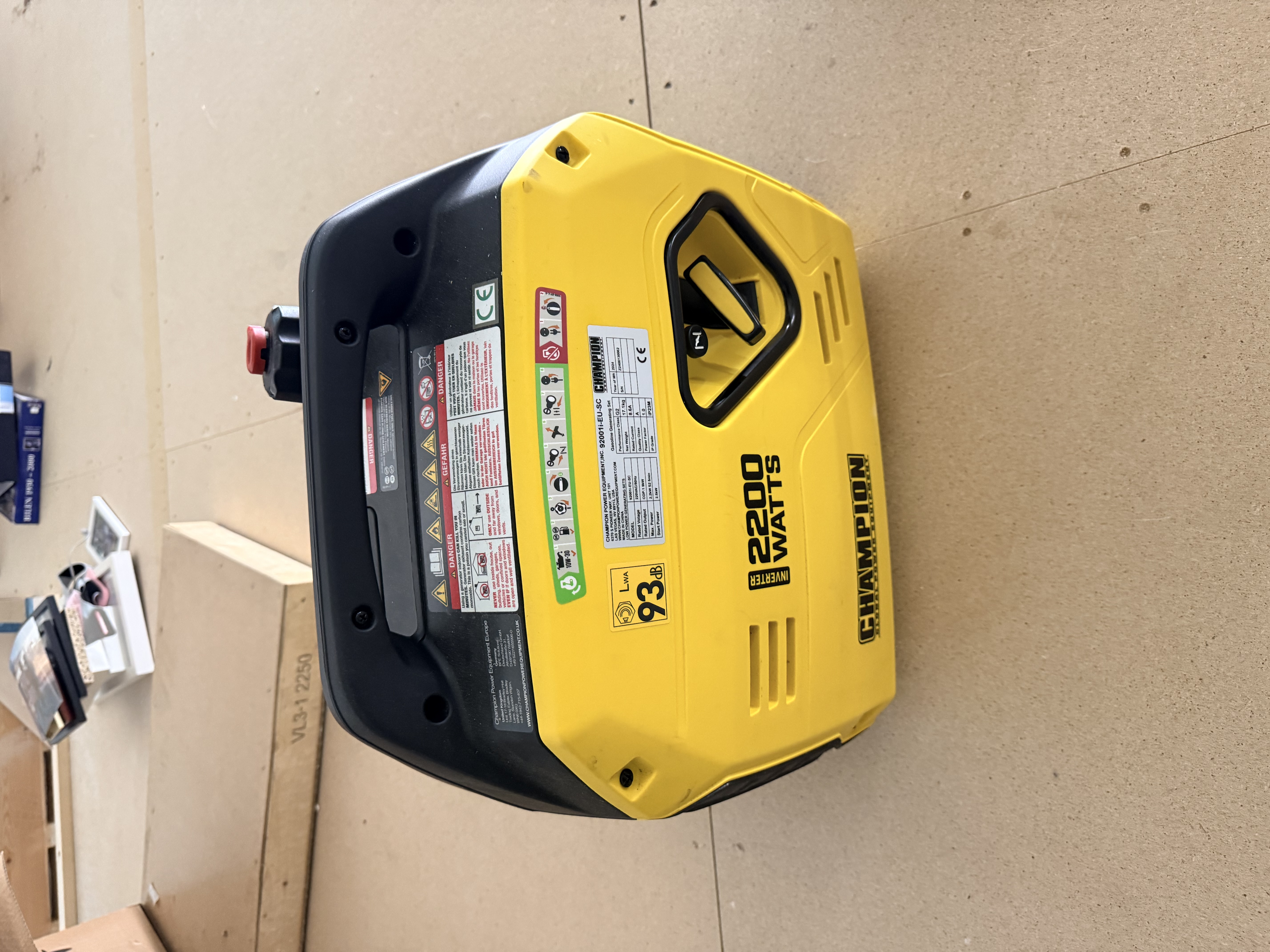 Champion elverk 2200watt