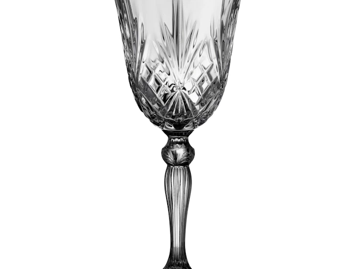 Rödvinsglas i kristall 27cl