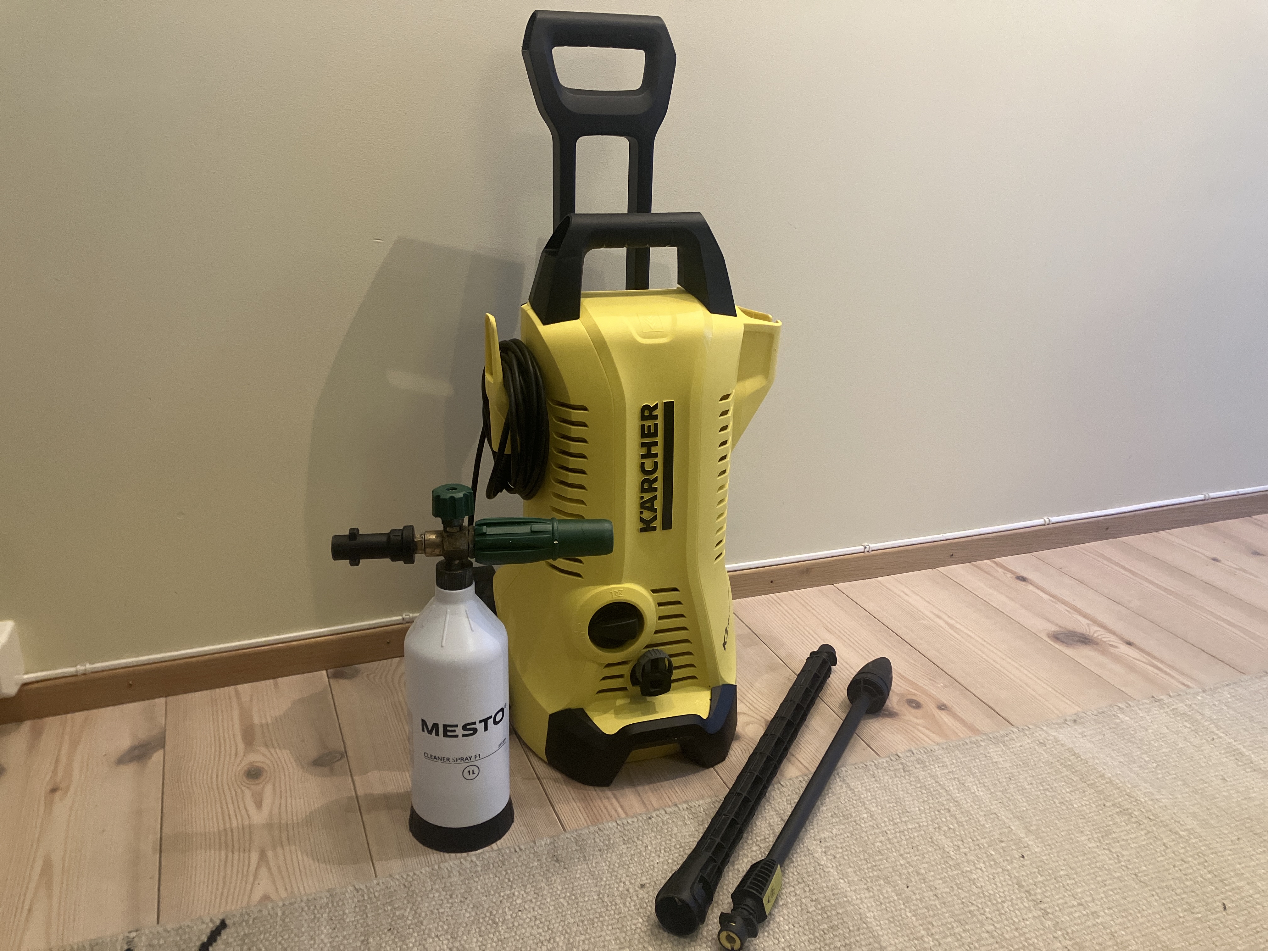 Høytrykk m skumkanon