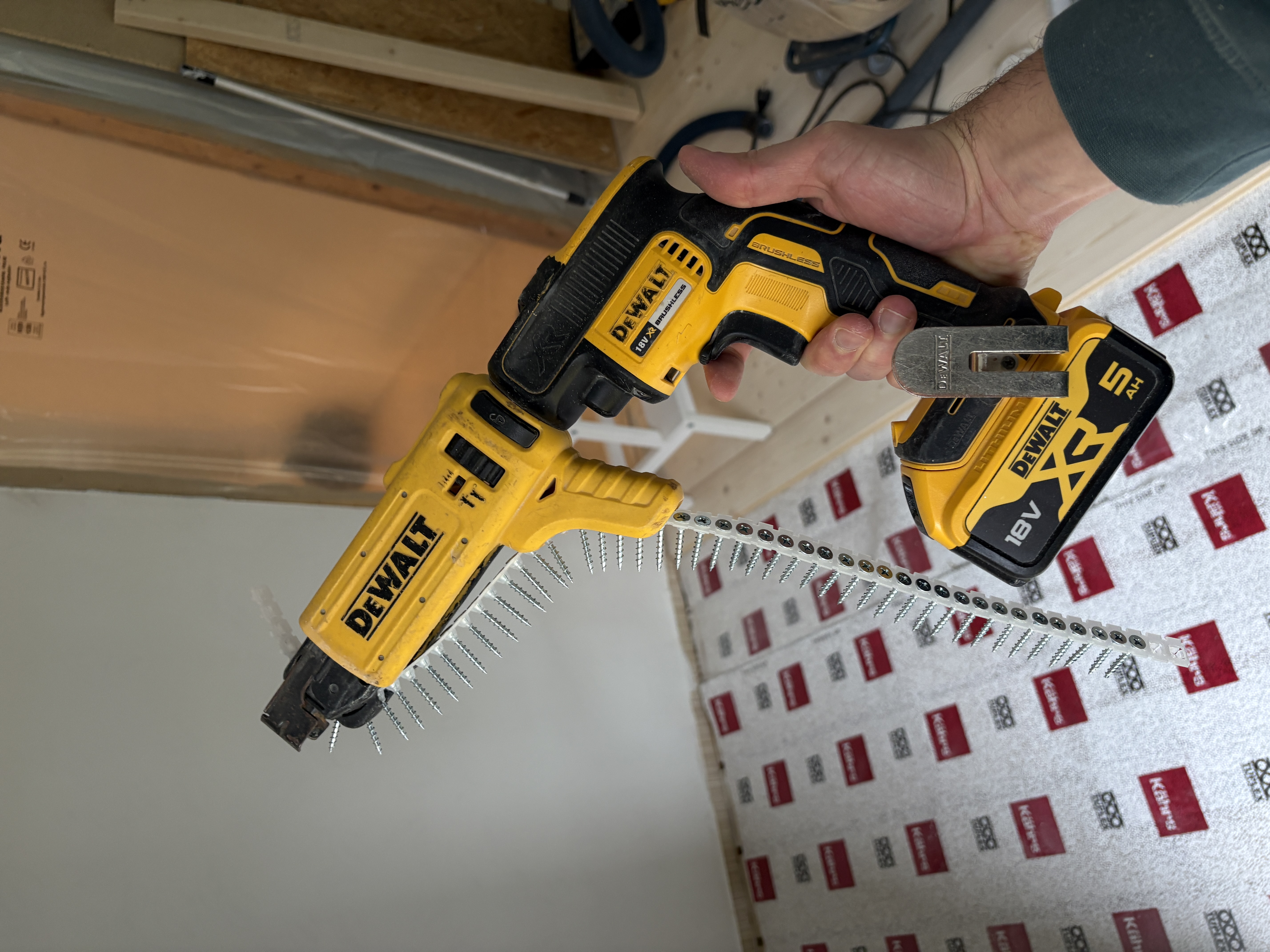 Dewalt gipsskruvdragare