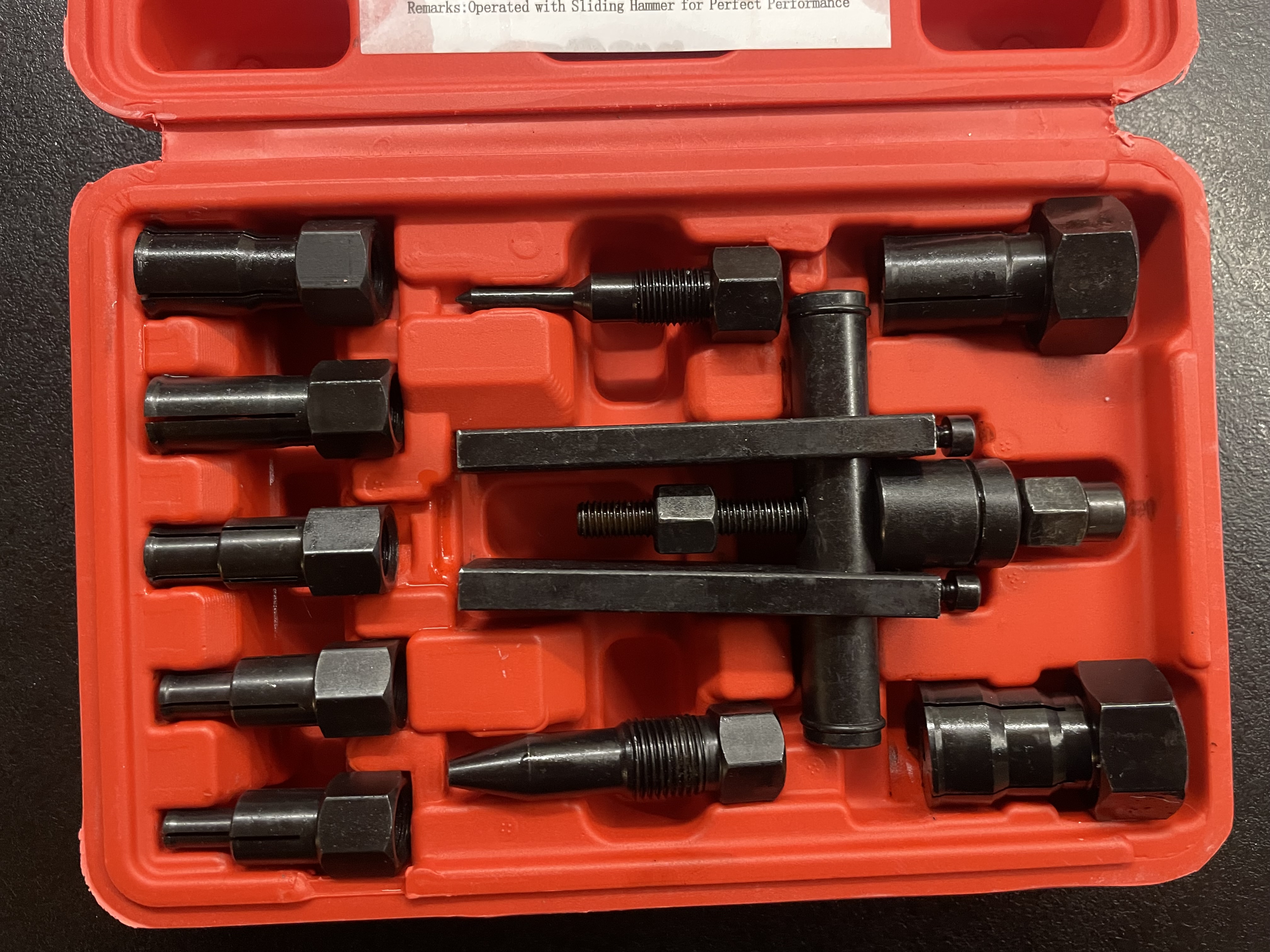 Lagertrekkersett, innvendig