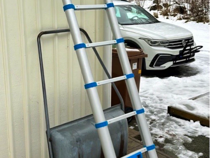 Stabil 3.8m teleskopstege från zarges