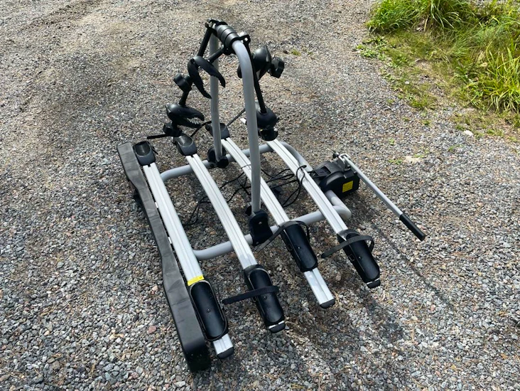 Plats för fyra cyklar