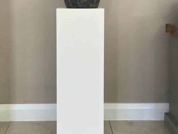 Elegant 90 x 30 cm plinth for hire - perfect for displays and events tower display cake stand plinth wedding cake stand