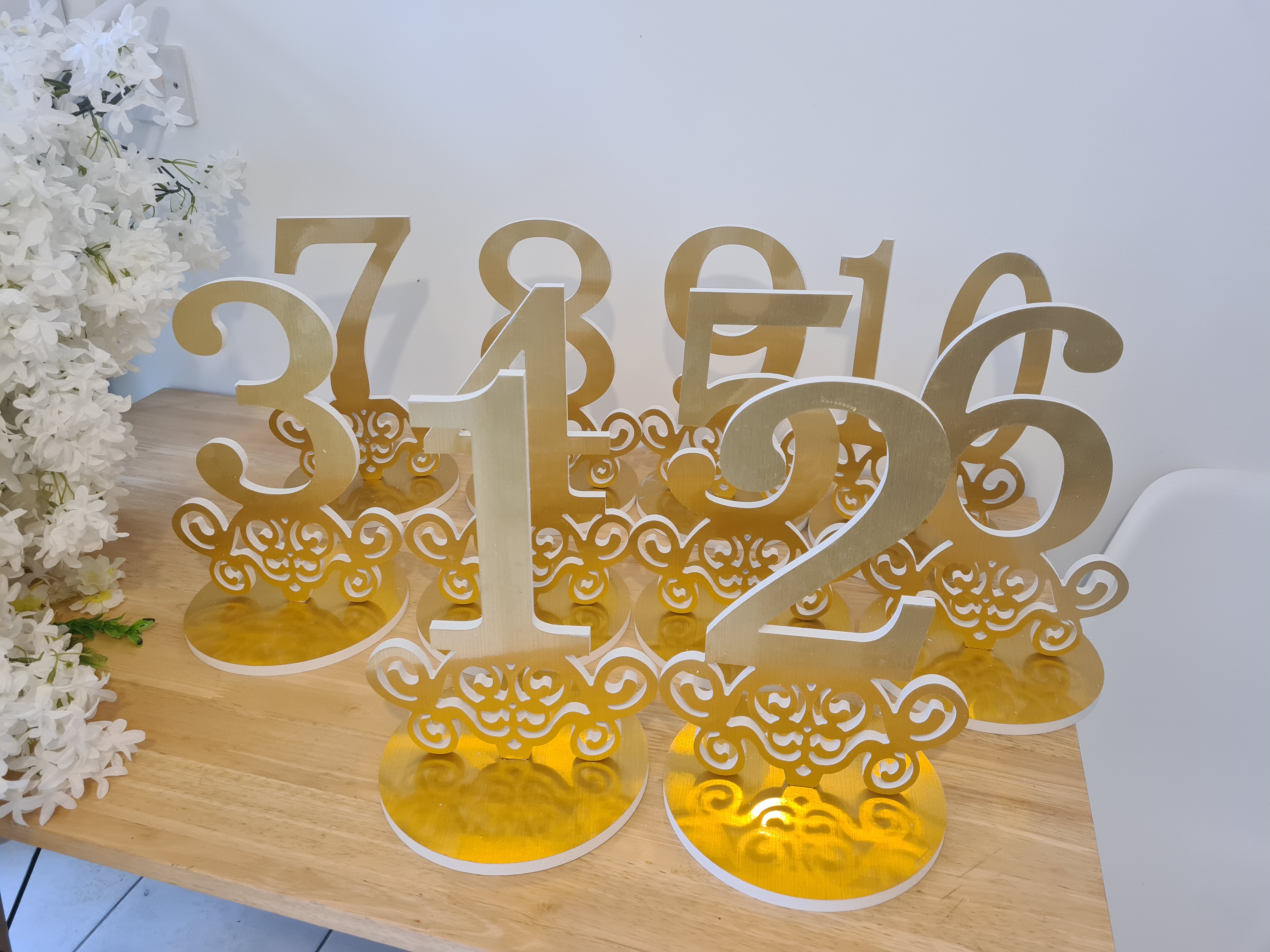 Table numbers