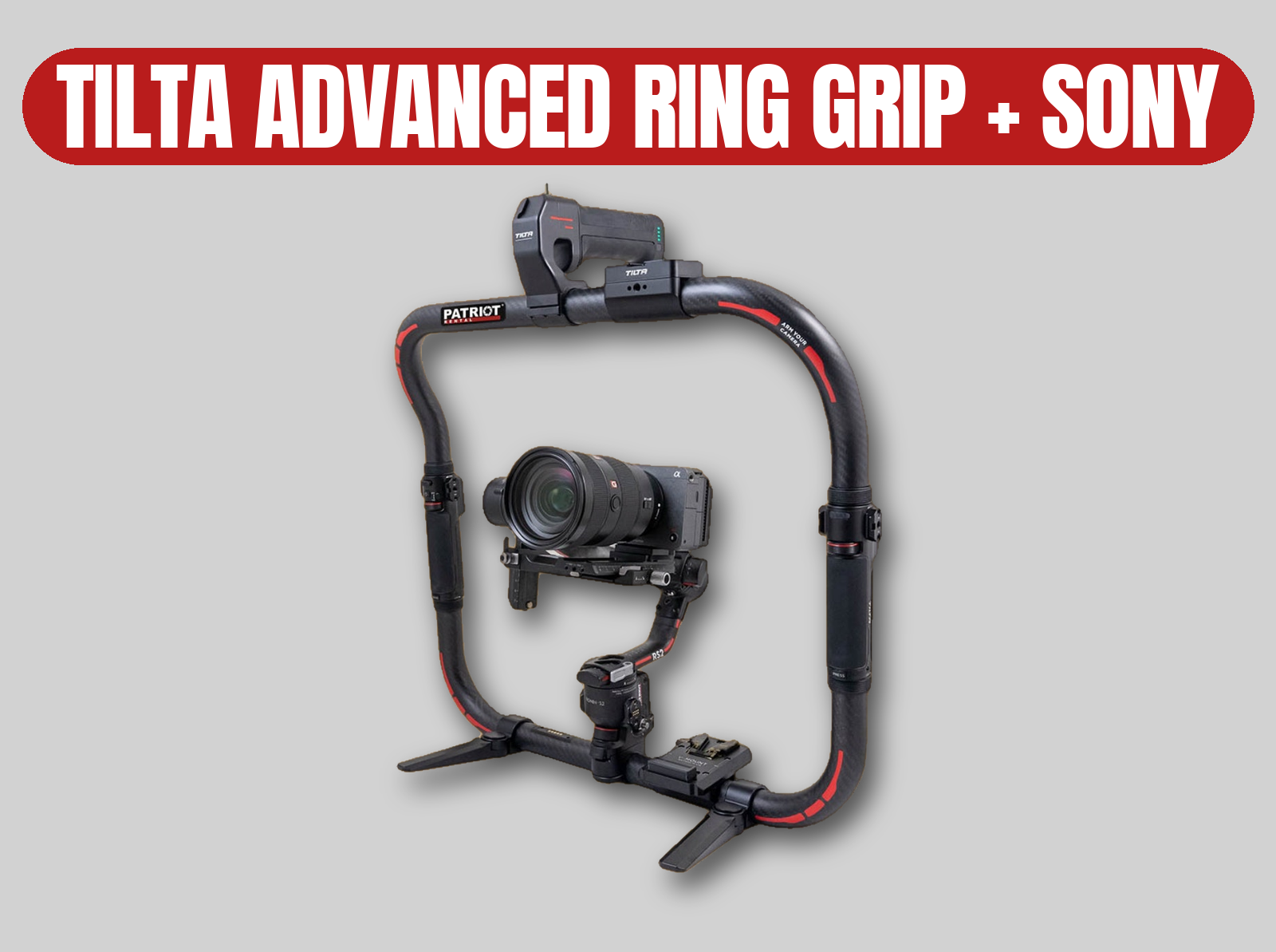 Tilta advanced ring grip & sony fx3 full-frame cinema camera kit | dji rs 3 pro