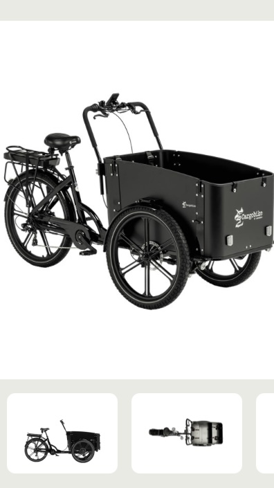 Christiania låd elcykel taxi, cargobike delight