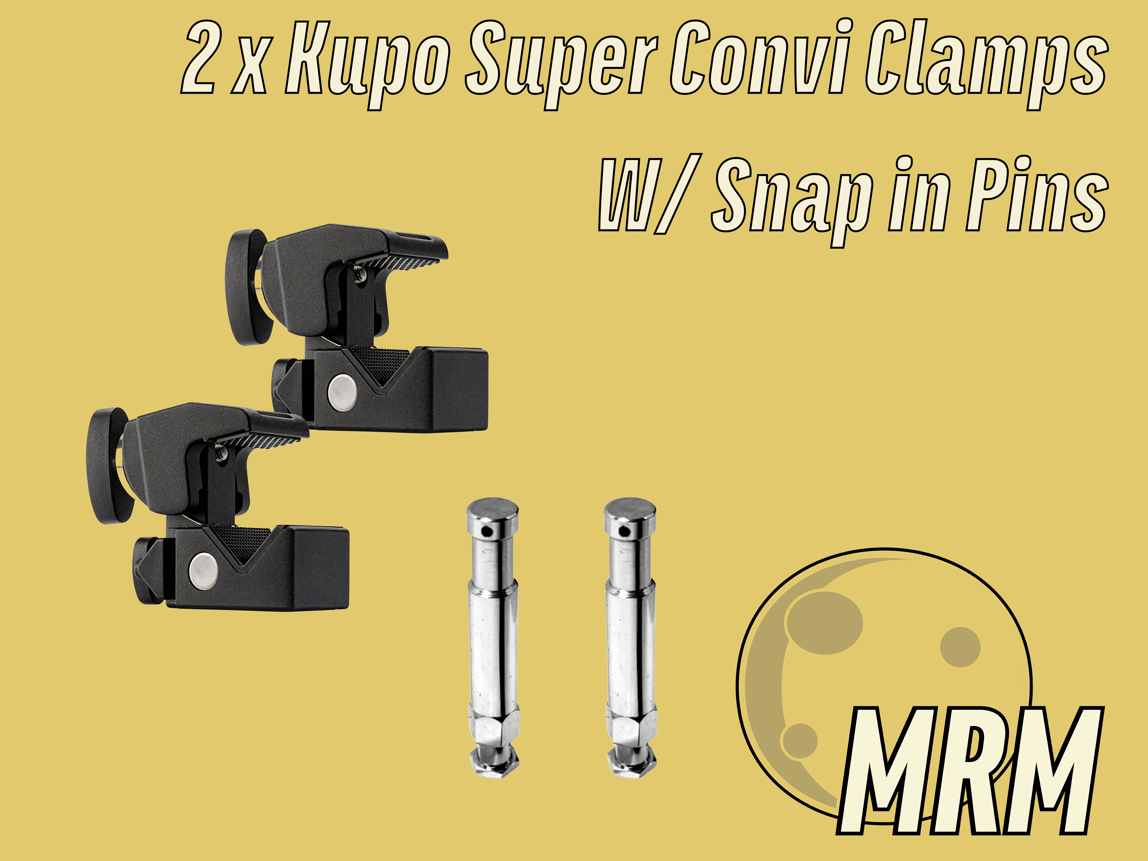 2 x kupo super convi. clamp (kcp-700b)