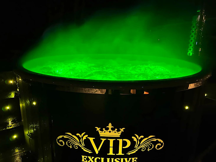 Fräsch badtunna på 80km släp.