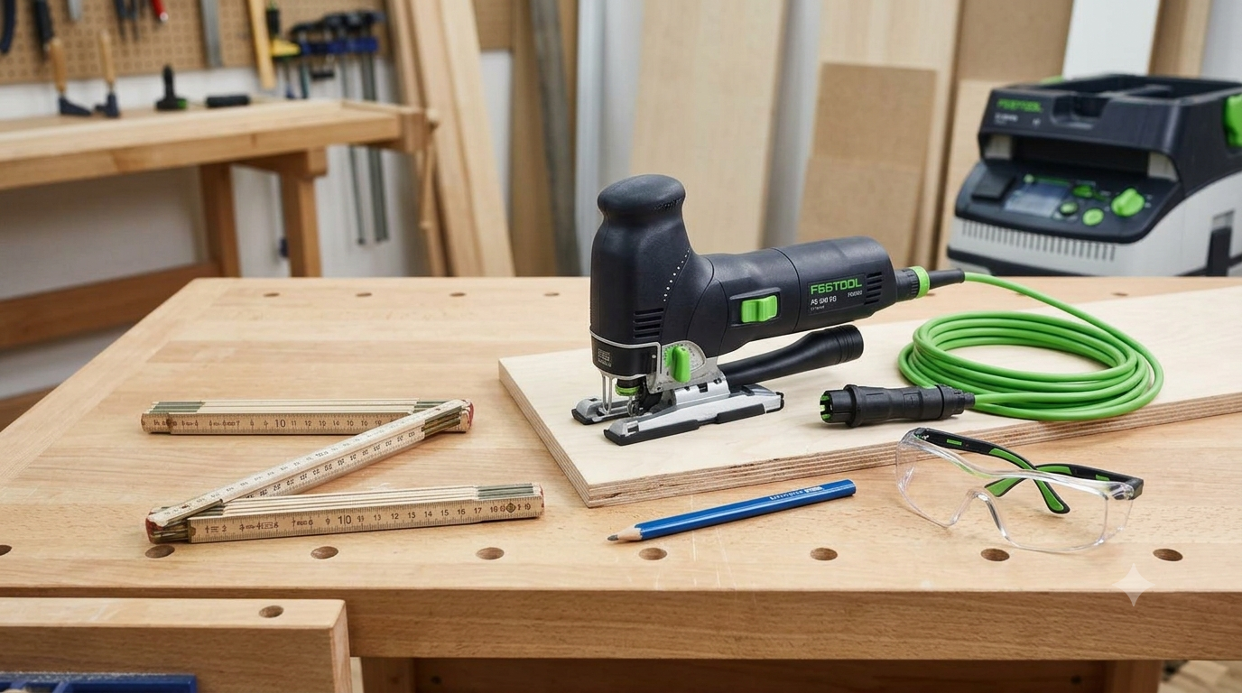 Proff stikksag på nettstrøm (problemløser) fra festool