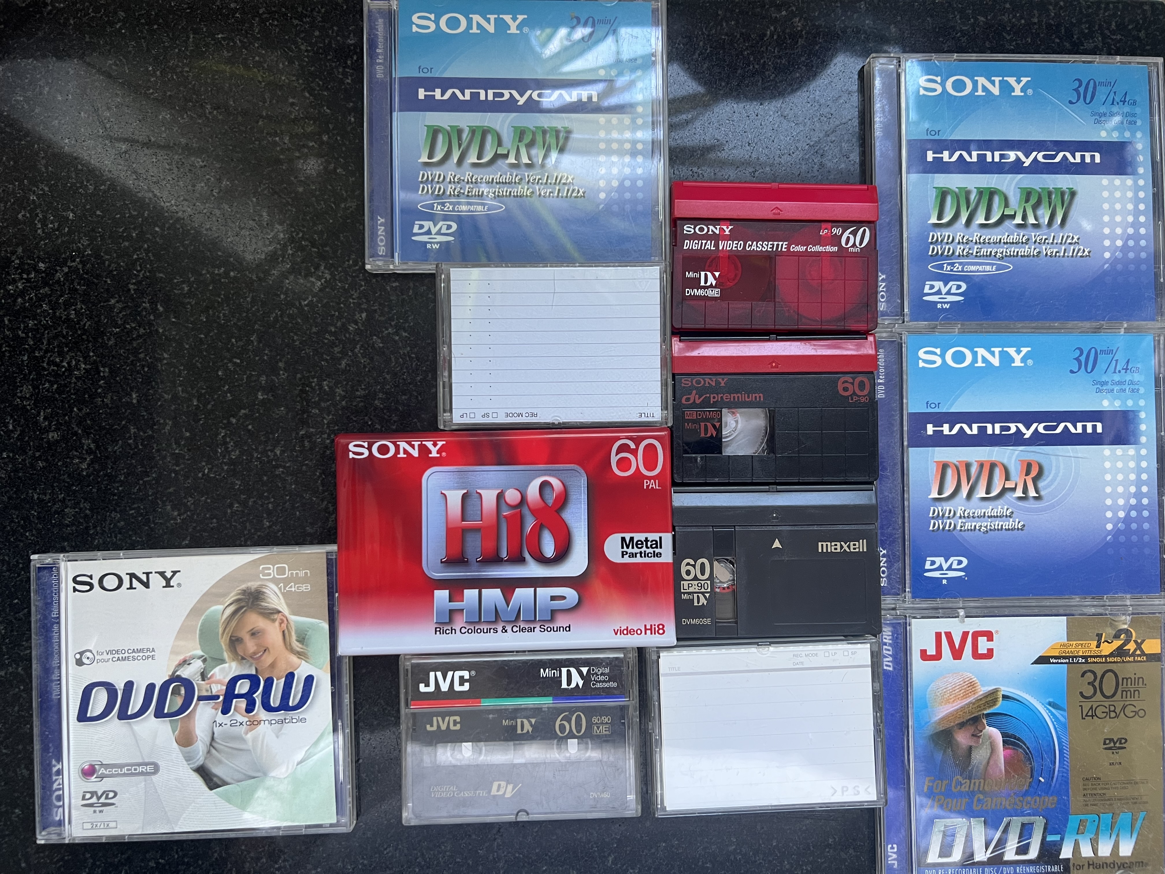 Tape/mini dvd digitising 