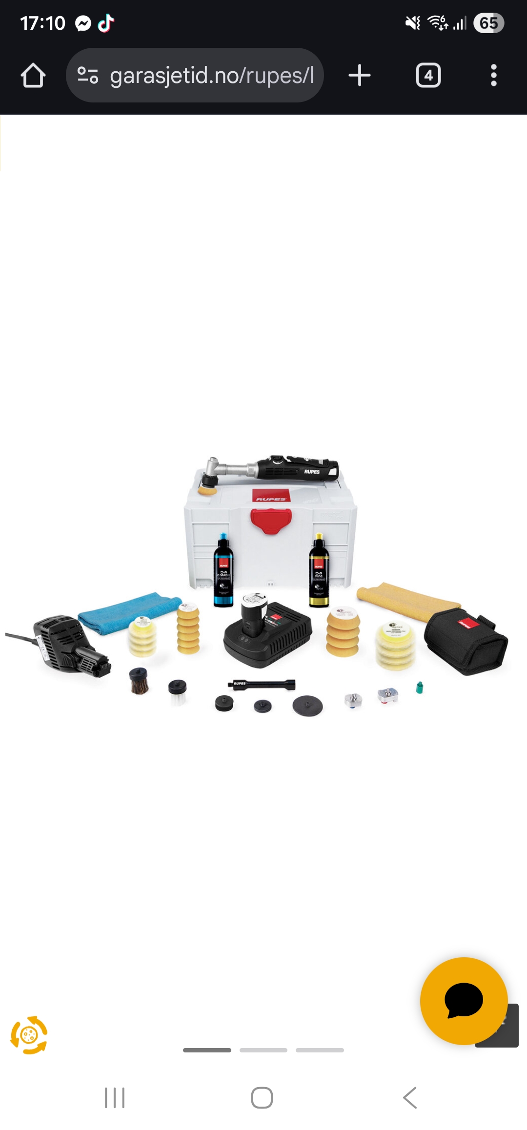 Rupes nano ibrid lux kit long neck
