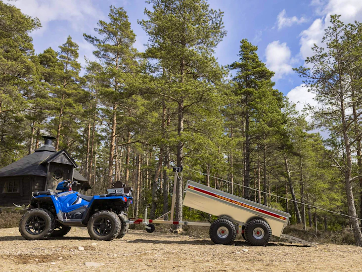 Släpvagn med vinsch till atv – en kraftig och smidig transportvagn