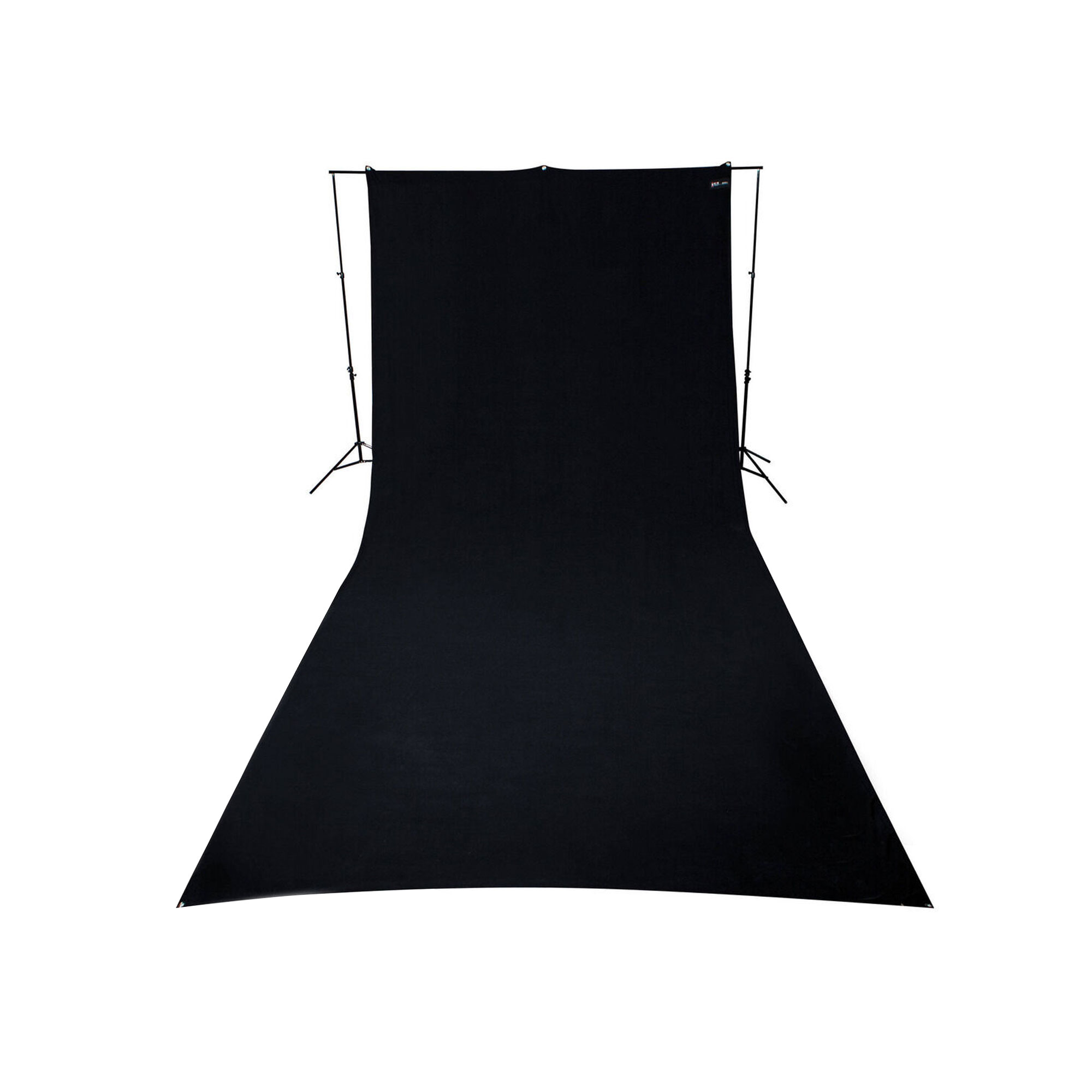 Westcott wrinkle-resistant backdrop - rich black - 9ft x 20ft