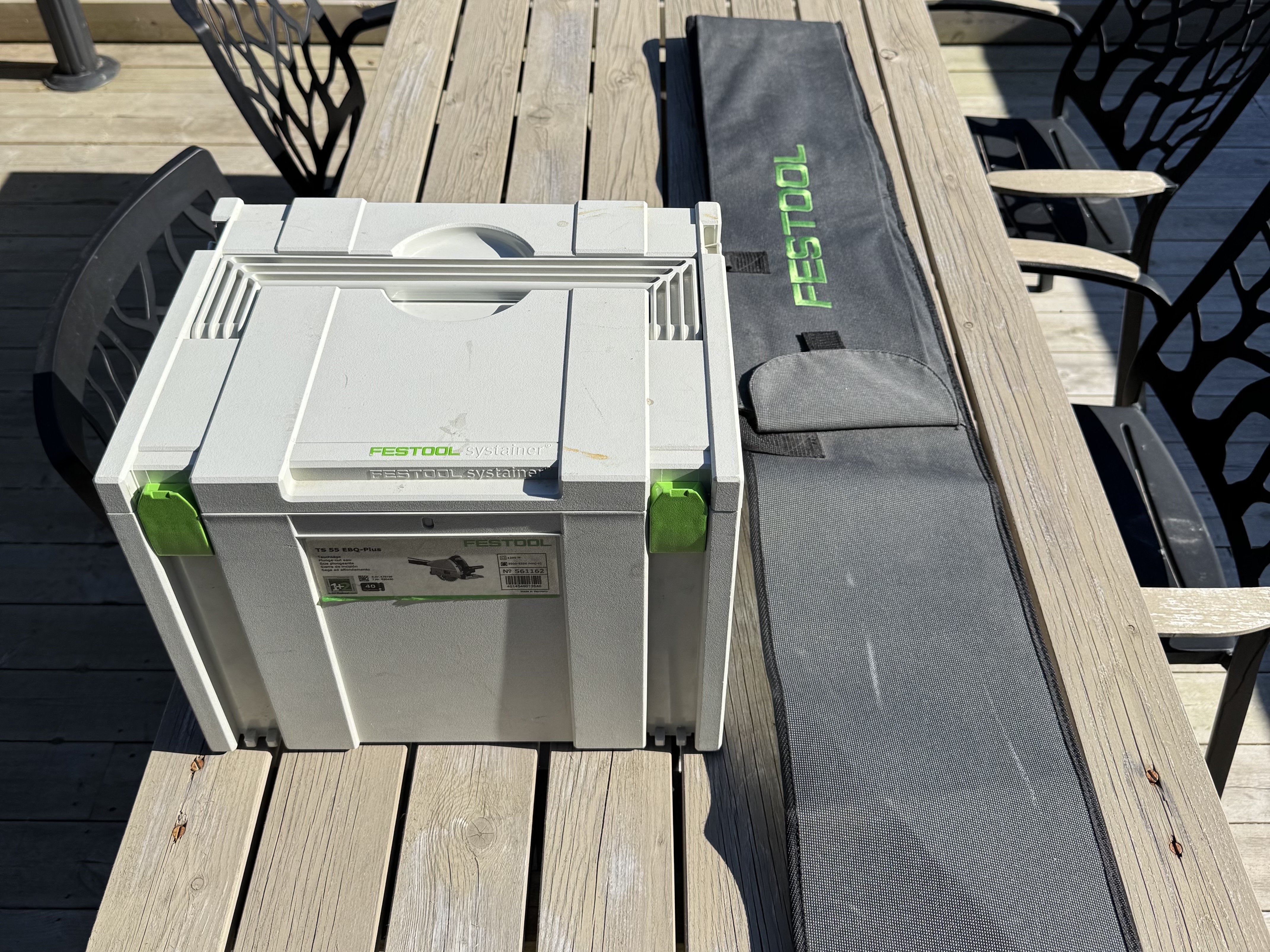 Sirkelsag / dykksag med skinne 