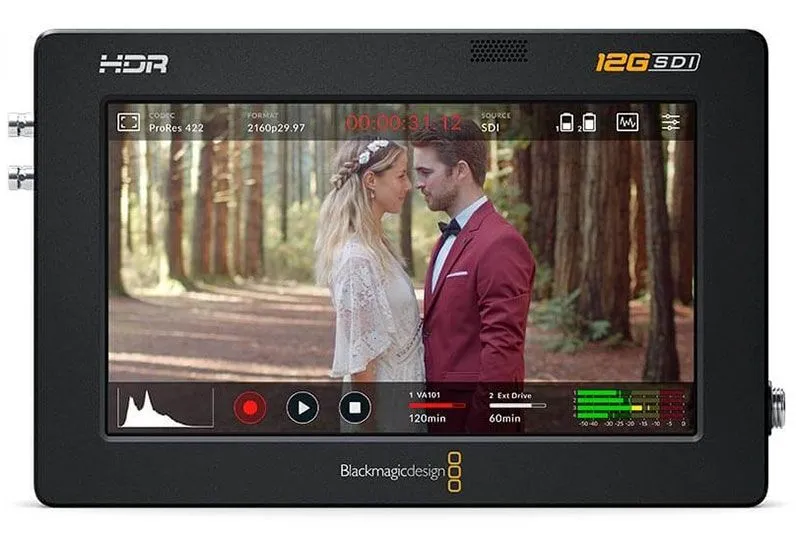 Blackmagic design video assist 5” 12g hdr